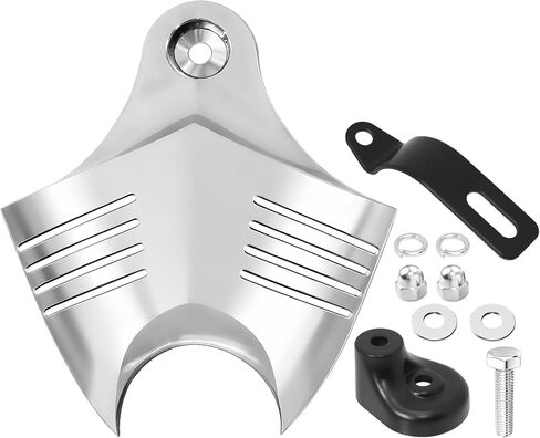 Chrome Horn Cover for Harley Davidson Softail Sportster Trike Touring Road King Electra Glide Dyna Big Twins V-Rods Stock Cowbell Horns 1992-2020 Models in Saudi Arabia
