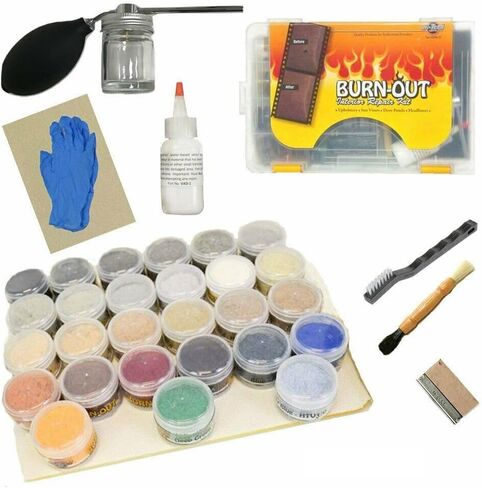 HI-TECH VRK-01 Burn-Out Interior Repair Kit – Fix Cigarette Burns in Car Seats, Headliners & More – 27 OE Colors – Velour Flock – Auto Upholstery Restoration in Saudi Arabia
