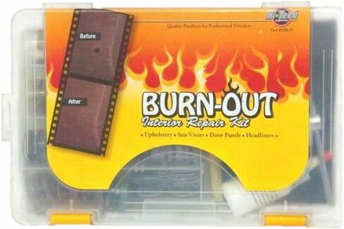 HI-TECH VRK-01 Burn-Out Interior Repair Kit – Fix Cigarette Burns in Car Seats, Headliners & More – 27 OE Colors – Velour Flock – Auto Upholstery Restoration in Saudi Arabia