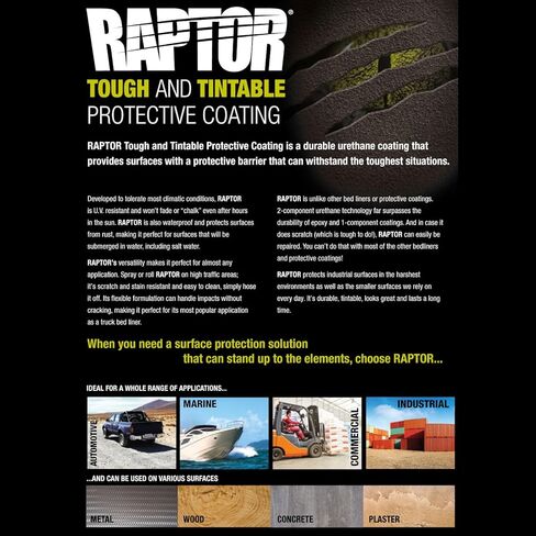 Custom Shop Safety Yellow Urethane Spray-On Truck Bed Liner Kit and Custom Coat Spray Gun with Regulator, 4 Liters in Saudi Arabia