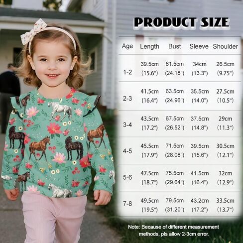 Toddler Baby Boy Girl Pullover Sweatshirt Crewneck Blouse Shirt Tops Warm Fall Winter Clothes 1-8T in Saudi Arabia