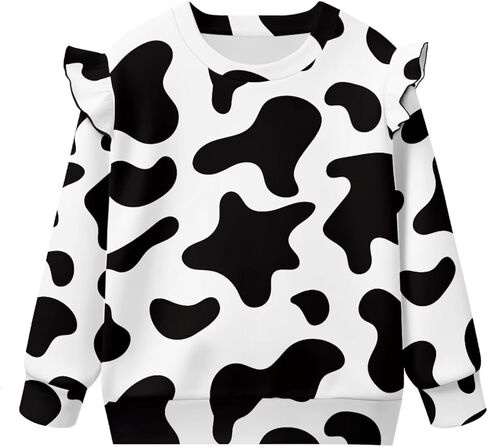 Toddler Baby Boy Girl Pullover Sweatshirt Crewneck Blouse Shirt Tops Warm Fall Winter Clothes 1-8T in Saudi Arabia