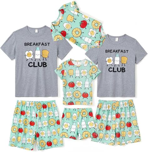 PATPAT Family Matching Short Sleeve Pajama Sets - Perfect for Family Photos & Holiday Celebrations in Saudi Arabia