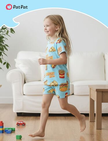 PATPAT Family Matching Short Sleeve Pajama Sets - Perfect for Family Photos & Holiday Celebrations in Saudi Arabia