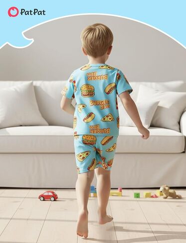 PATPAT Family Matching Short Sleeve Pajama Sets - Perfect for Family Photos & Holiday Celebrations in Saudi Arabia