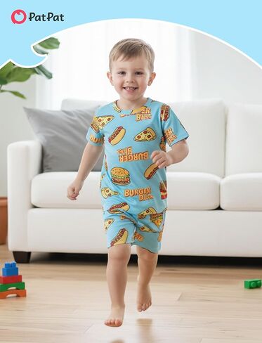 PATPAT Family Matching Short Sleeve Pajama Sets - Perfect for Family Photos & Holiday Celebrations in Saudi Arabia