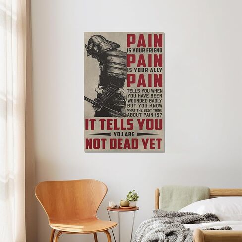 1PC Warriors Wall Art - I Am A Storm Of Trust, Fearless Warrior Poster, 12x18 Inches, Unframed in Saudi Arabia