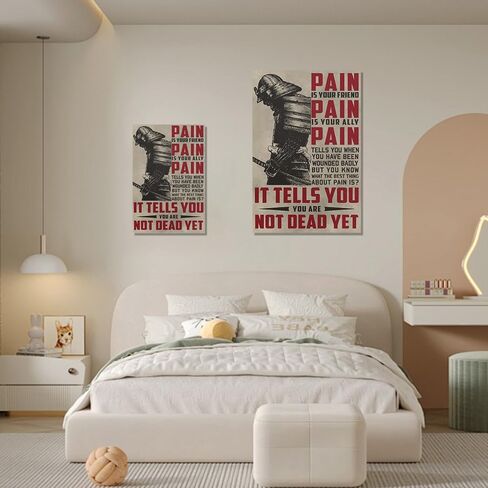 1PC Warriors Wall Art - I Am A Storm Of Trust, Fearless Warrior Poster, 12x18 Inches, Unframed in Saudi Arabia