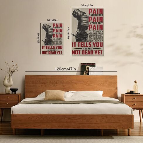 1PC Warriors Wall Art - I Am A Storm Of Trust, Fearless Warrior Poster, 12x18 Inches, Unframed in Saudi Arabia