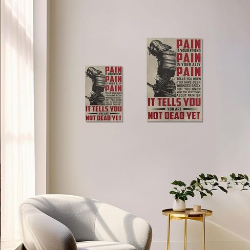 1PC Warriors Wall Art - I Am A Storm Of Trust, Fearless Warrior Poster, 12x18 Inches, Unframed in Saudi Arabia