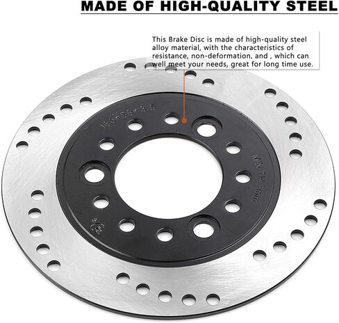 Minho 180mm قرص الفرامل الخلفي الدوار مع 3 نمط مسمار في سبائك الألومنيوم مناسب لدراجات السكوتر الصينية GY6 50cc TaoTao Pony ATM50، Roketa MC-08 Boom، Baja SunCity، Jonway YY50QT-6، Wangye Sunny in Kuwait