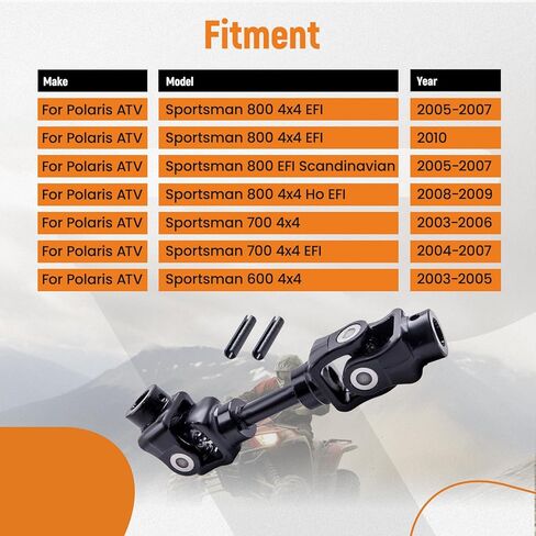 مجموعة عمود الدفع الخلفي من maxpeedingrods لعمود الدفع الخلفي لـ Polaris ATV Sportsman 800 4X4 2005-2010 700 2003-2007 600 2003-2005 استبدال #1380208 in Kuwait