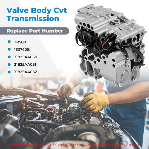 TR580 CVT Transmission Valve Body Assembly Compatible with Subaru Exiga Forester Impreza Levorg Outback XV Crosstrek,Replace 163740B 31825AA050,31825AA051,31825AA052 in Saudi Arabia