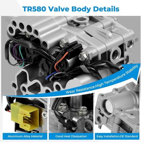 TR580 CVT Transmission Valve Body Assembly Compatible with Subaru Exiga Forester Impreza Levorg Outback XV Crosstrek,Replace 163740B 31825AA050,31825AA051,31825AA052 in Saudi Arabia