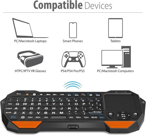 لوحة مفاتيح رقمية Fosmon 22 مفتاحًا، محول USB لاسلكي 2.4 جيجا هرتز Numpad، وظيفة اختصار عشرة مفاتيح ومفتاح التشغيل السريع، مسافة جهاز تصل إلى 33 قدمًا، متوافقة مع الكمبيوتر المحمول بمنفذ USB، الكمبيوتر الشخصي، سطح المكتب، Surface Pro، الكمبيوتر المحمول in Saudi Arabia