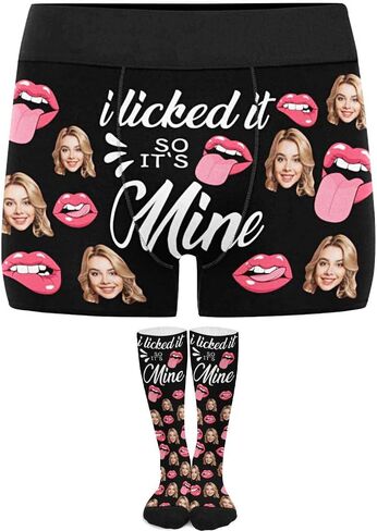 Custom Face Boxers for Men Boyfriend Husband, Personalized Boxers with Photo, Valentine's Day Gifts for Him in Saudi Arabia