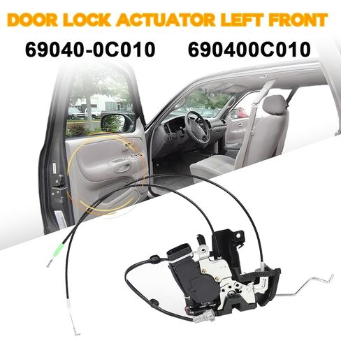 69040-0C010 Door Lock Actuator Latch Left Front Assembly Fit for Toyota Tundra 2000-2006 in Kuwait