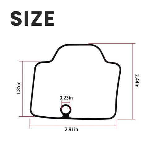 404161961 حشوات دائرية للوعاء المكربن متوافقة مع Ski-Doo 2004-2009 GSX 500SS / MXZ 500SS، 2007-2015 Summit 800R، 2001-2007 MXZ 800، 2005-2009 GTX 500SS، 2005-2007 جي تي اكس 800 in Kuwait