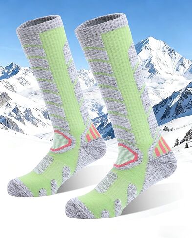 Ski Socks for Women's Skiing Snowboarding Warm Winter Thermal Knee High Socks in Saudi Arabia