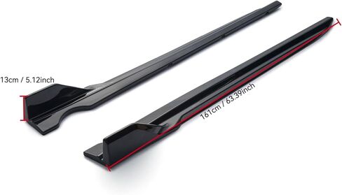 Side Skirts for 2019-2025 BMW G05 X5 M Sport, ABS Side Extension Bottom Line, Gloss Black in Saudi Arabia