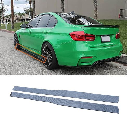 تنورة جانبية من CHIESMA مناسبة لـ 2015-2020 BMW M3 F80 M4 F82 ABS من ألياف الكربون تنورة جانبية لتمديد الشفاه وواقي الشفاه وألواح الروك وواقي الخط وفاصل الشفاه in Saudi Arabia