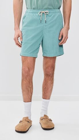 Fair Harbor Men's The Wilder Stretch Corduroy Shorts 7" in Saudi Arabia
