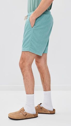 Fair Harbor Men's The Wilder Stretch Corduroy Shorts 7" in Saudi Arabia