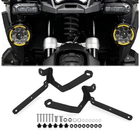 لعام 2025 مناسب للدراجات النارية طراز R1300GS ADV r1300gs adv، هذا عبارة عن دعامة أضواء كاشفة مُحدثة وملحق تثبيت ضوء الضباب. 2024 2025 in Kuwait
