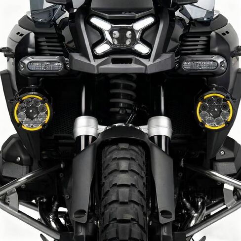 لعام 2025 مناسب للدراجات النارية طراز R1300GS ADV r1300gs adv، هذا عبارة عن دعامة أضواء كاشفة مُحدثة وملحق تثبيت ضوء الضباب. 2024 2025 in Kuwait