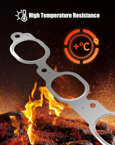 1 Pair Gen V Manifold H-eader Gaskets Fit for GM LT Based V8 Engines 5.3L 6.2L LT1 LT4 L8T L82 L83 L84 L86 L87 L8B 2014+ Replace 12657093 in Saudi Arabia
