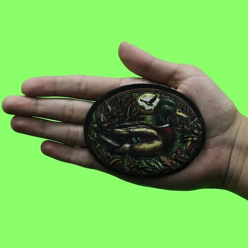 Mallard Duck Bird Patch Wetlands Animal Hunting Sublimated Embroidery in Saudi Arabia