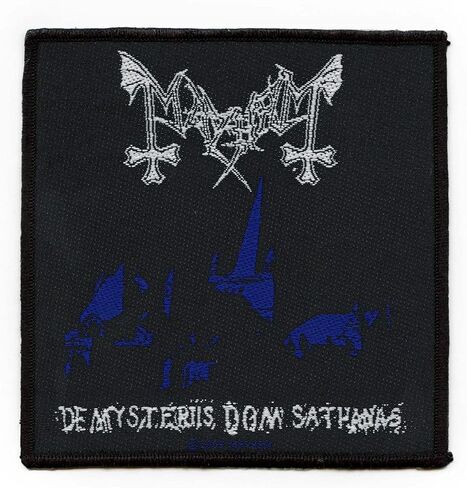 Mayhem De Mysteriis Patch Album Art Black Metal Band Music المنسوجة خياطة على زين in Saudi Arabia