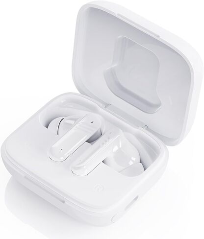 AI Translation Earbud, Audifonos Traductores Inglés Español Support 40+ Languages, Bluetooth 5.4 Wireless Earphones with 30H Playtime & ENC for Travel Business (White) in Saudi Arabia