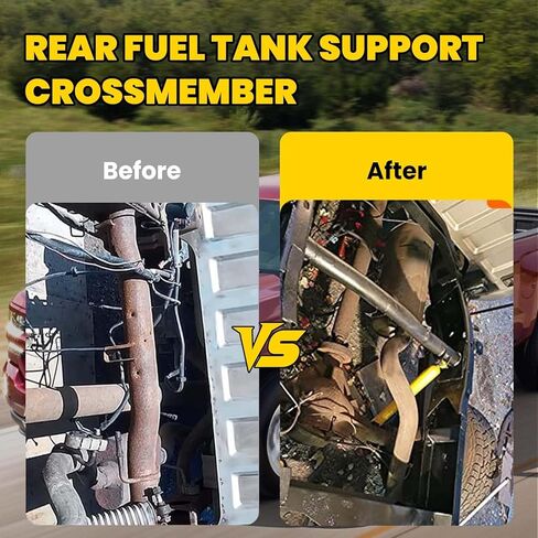 Rear Fuel Tank Support Crossmember Compatible with 2007-2014 Chevy Silverado 1500 & GMC Sierra 1500 Accessories. in Kuwait
