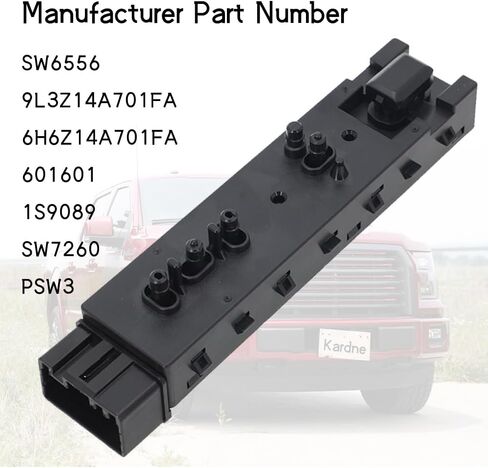 مفتاح التحكم في تعديل مقعد الطاقة الكهربائية للجانب الأمامي الأيمن للركاب متوافق مع Ford F150 F250 F350 Explorer Expedition 2006-2019 Lincoln MKX 2006-2019 Mercury 9L3Z14A701FA 6H6Z14A701FA in Kuwait