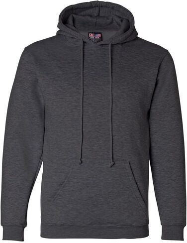 سترة بغطاء للرأس من Bayside Apparel (BA960) بلون فحمي، مقاس 4XL in Kuwait