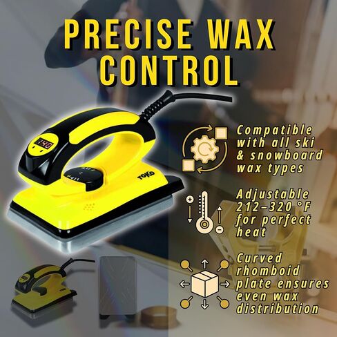 مكواة شمع رقمية توكو T14، أصفر، 1200 وات in Kuwait