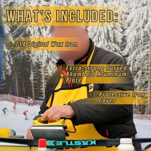 مكواة شمع رقمية توكو T14، أصفر، 1200 وات in Kuwait