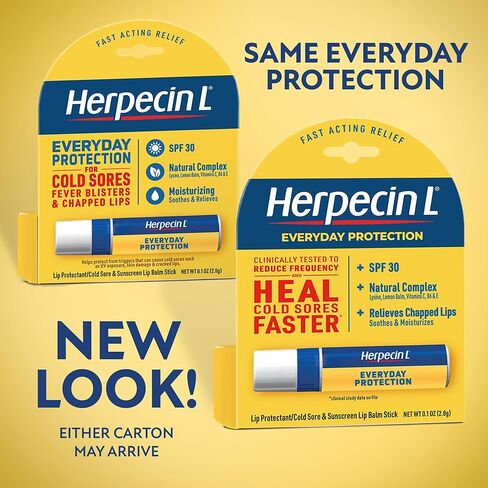 Herpecin-L Lip Protectant/cold Sore & Sunscreen Lip Balm Twin Pack in Kuwait