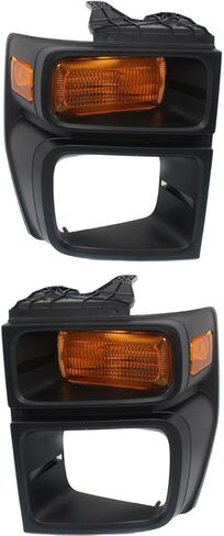 Replacement Parking Light Pair (Driver and Passenger) fits Ford E-350 E-450 For Models with Sealed Beam Headlights (6.0L Diesel) in Saudi Arabia