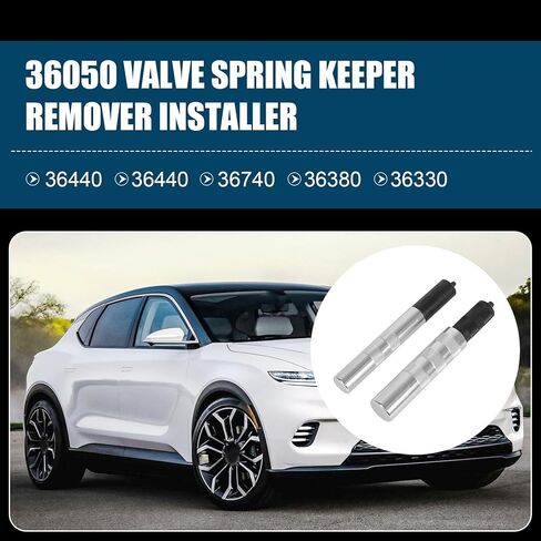Valve Keeper Remover Installer Kit Valve Spring Compressor & Retainer Removal Tool for Toyota Four Cylinder for Chrysler New World Engines 4.5 to 7.5mm and 5/16" to 3/8" Replace# 36050 in Saudi Arabia