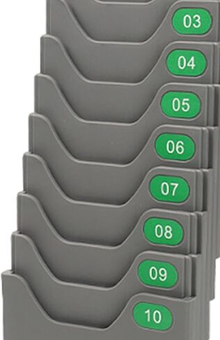 Time Card Holder Attendance Payroll Record Retractable Timesheet Rack for Office Factory Use with Space Saving Designing Factory Time Card Rack in Saudi Arabia