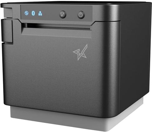طابعة Star Micronics mC-Print3 مقاس 3 بوصات إيثرنت (LAN) / USB/Lightning الحرارية POS مع CloudPRNT وقاطع ومصدر طاقة خارجي - أسود (متجدد) in Kuwait