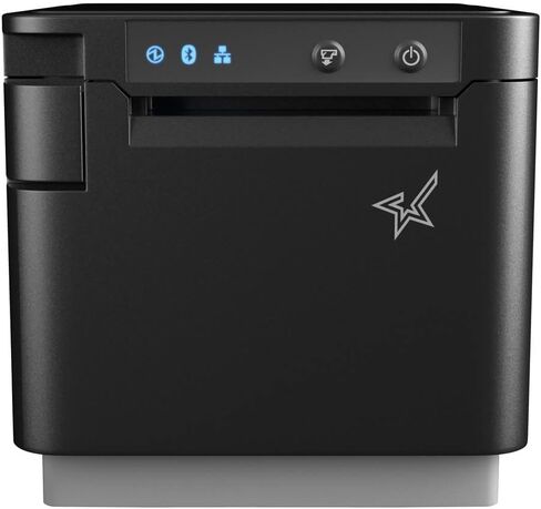 طابعة Star Micronics mC-Print3 مقاس 3 بوصات إيثرنت (LAN) / USB/Lightning الحرارية POS مع CloudPRNT وقاطع ومصدر طاقة خارجي - أسود (متجدد) in Kuwait