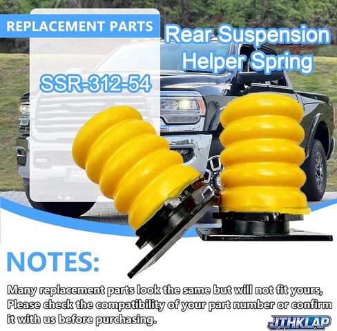SSR-312-54 طقم زنبركي مساعد للتعليق الخلفي متوافق مع رام 2500 و3500 2014-2023 4x2 و4x4، مجموعة دعم تحميل مجموعة من 2 in Kuwait