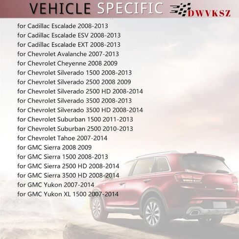 بديل خرطوم سائل التبريد A/C لسيارة شيفروليه شايان 5.3L 2008 2009، لسيارة GMC Yukon XL 1500 6.2L 2008 2009، لسيارة Tahoe 6.2L 2008 2009، لسيارة Sierra 1500 6.0L 2008 2009، (1x) in Kuwait