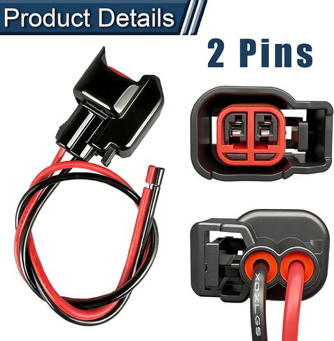 1U2Z14S411ANA 8Pcs ABS Sensor/Fuel Injector Connector Wiring Harness Compatible with Select GMC Ford F-150 250 350/Chrysler/Chevy/Dodge Ram 1500 2500/Jeep Vehicles Replaces 15306318 S-824 in Saudi Arabia