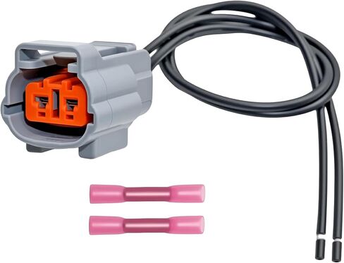 Fuel Shut Off Solenoid Connector Plug – Fits Kubota D905/D1005/V1305/V1505 – Connector Harness Replacement – Replaces 17208-60016, 17208-60015, 17208-60017, 17208-60010 in Saudi Arabia