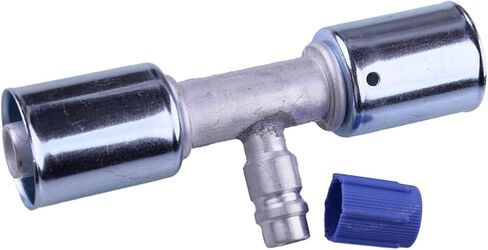 Beadlock AC Crimp Fittings Splice Straight #8#10 Set R134a High Low Pressure Port BL6102 BL6103 in Saudi Arabia