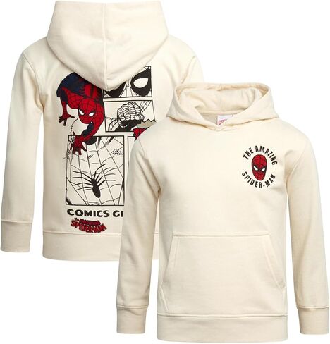 سويت شيرت Marvel Boys Super Hero - Spider-Man، Thor، Hulk، Iron Man Graphic Pullover Hoodie (8-16) in Kuwait